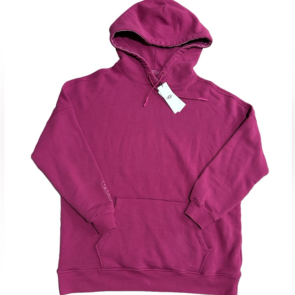UGG NWT Oversized Simone Boyfriend Hoodie for Women size Large Pink